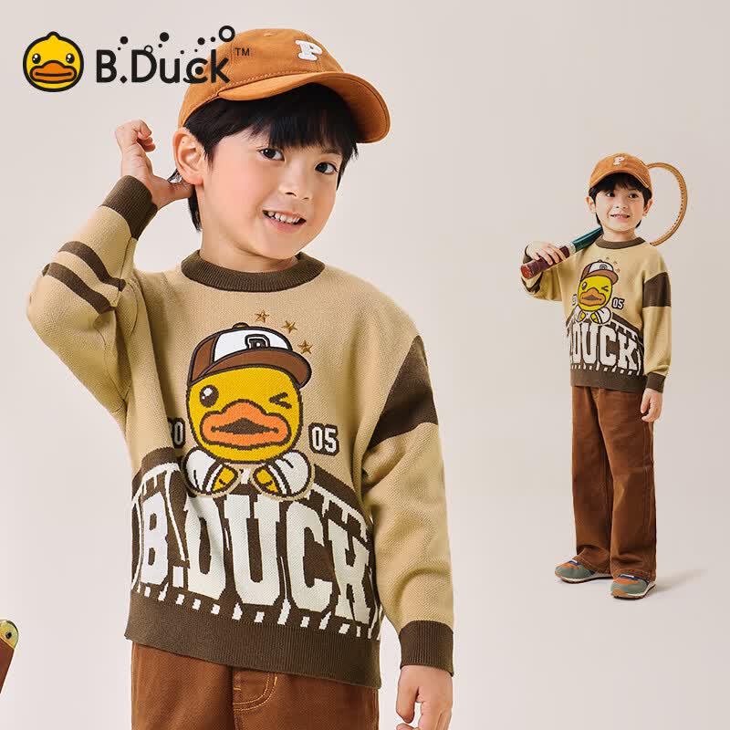 B.Duck Boys' Casual Knitted Sweater