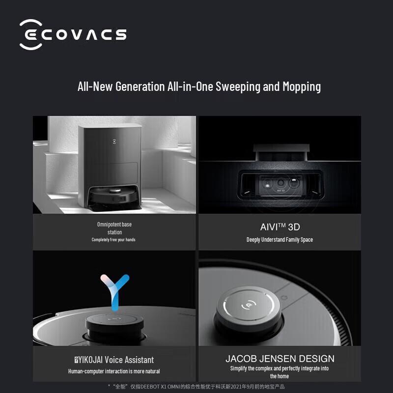 ECOVACS X1 OMNI Robot Vacuum Cleaner