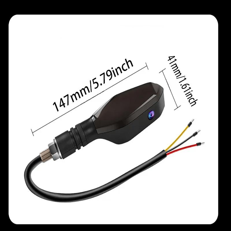 2pcs Motorcycle Universal LED Lamp Color Projection Lamp Sequential Flowing Indicator Lights