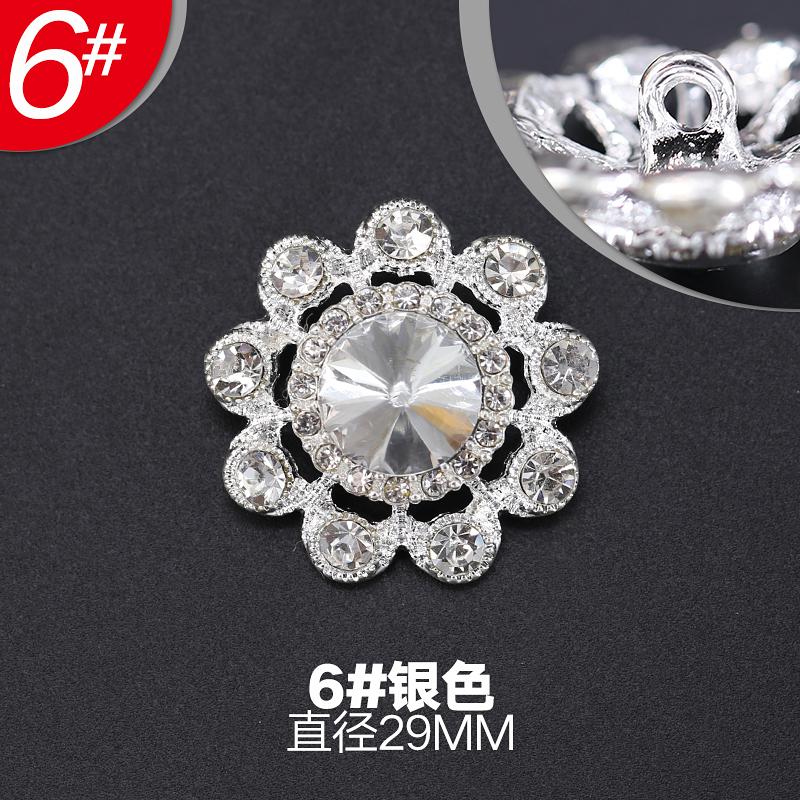 1pcs High-grade Coat Button for Clothing Metal Fur Button Mink Button Decorative Accessory
