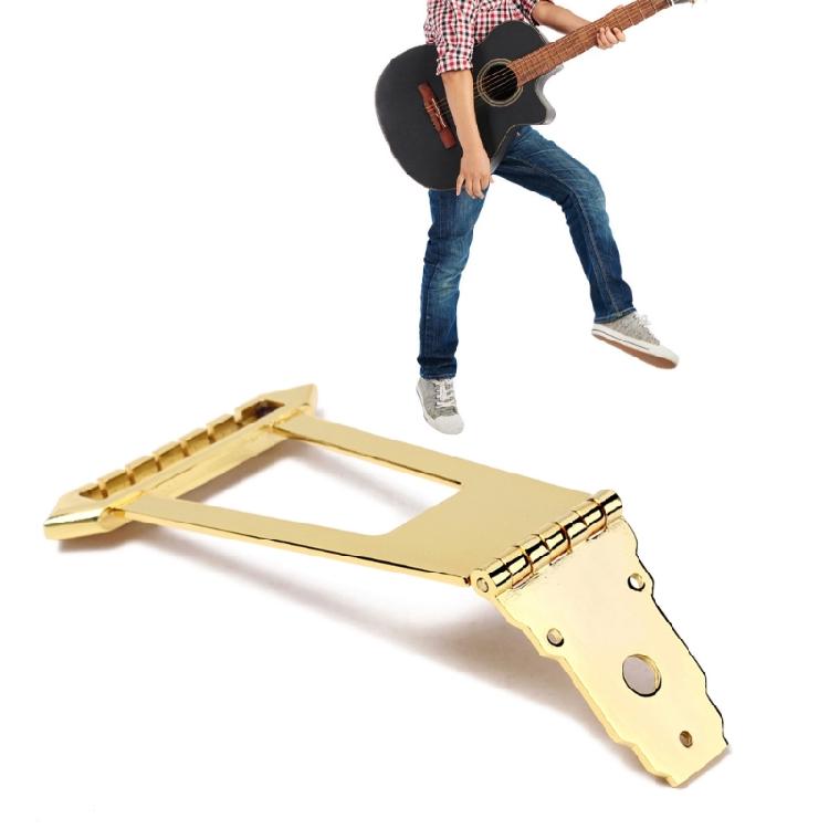 6 Strings Jazzes Guitar Trapeze Tailpiece Bridge Alloy Musical Instrument Accessory Guitar Bridge Tailpiece Replacements