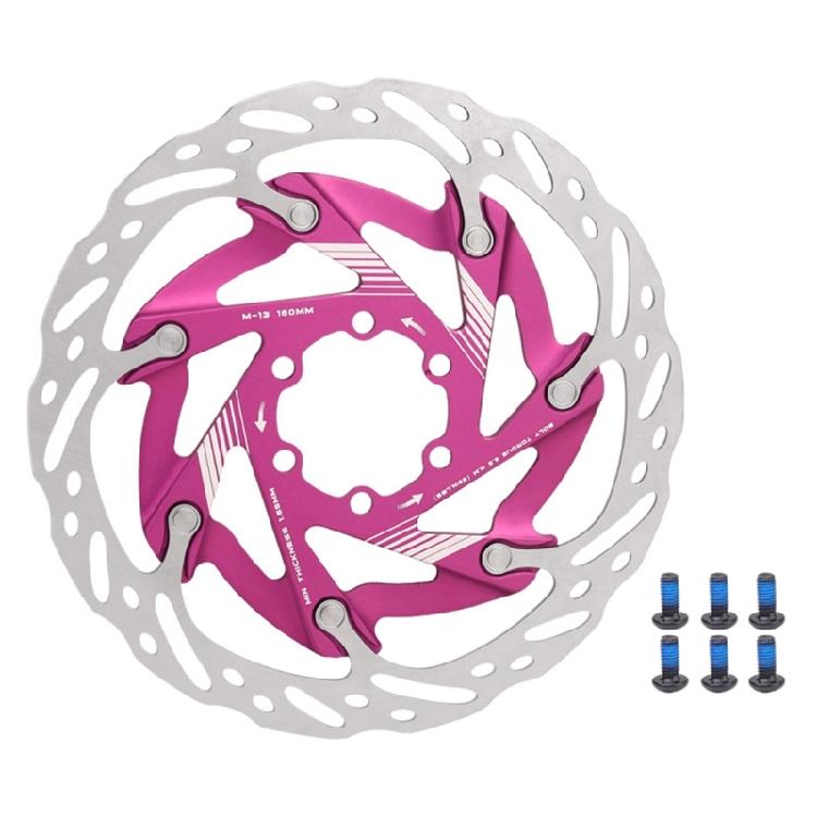 160mm Central Locking Bike Brake Rotors Hollow Road Bike Brake Rotor Hydraulic Centerlock Disc Rotor Easy To Install