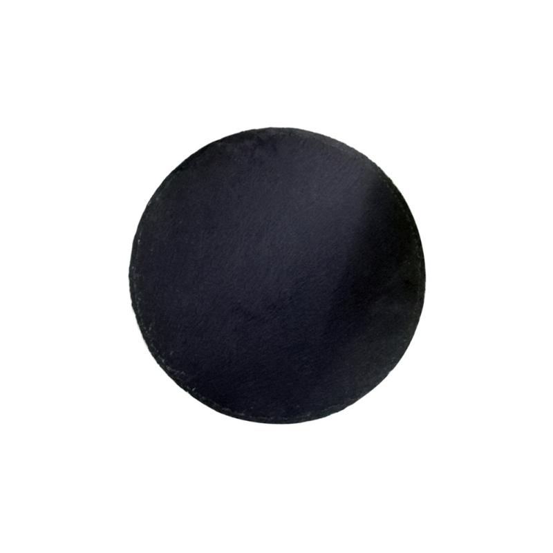 10/15/20cm Round Natural Black Placemats Slate Stone Kitchen Pizza Pastry Fruit Tray Dining Table Pad Cake Dessert Dish Tray
