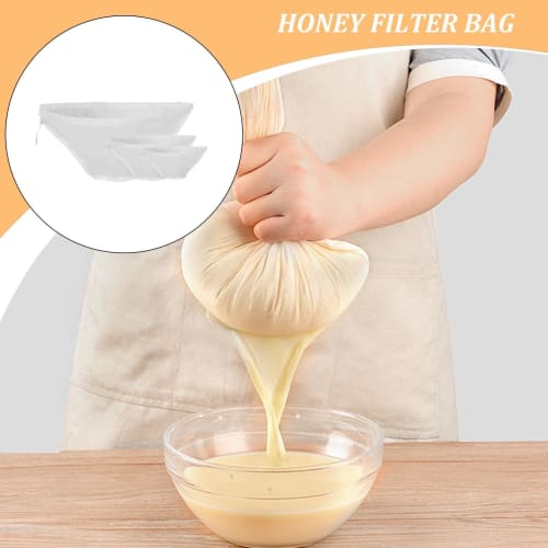 Nut Milk Bag, Cheesecloth Straining Bags, Almond Milk Strainer, Soy Milk Bag, Milk Nut Strainer, 3-pack of Nut Milk Bags Versatile and Multi-purpose f