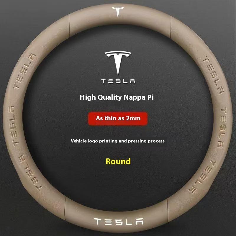 Car Steering Wheel Cover For Tesla Model 3 Model S Model Y Model X Roadster 2019-2025 Auto interior Steering Wheel Accessories