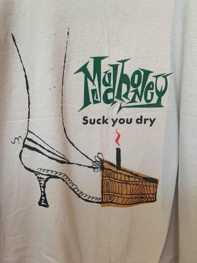 Hot New Mudhoney Suck You Dry White Cotton S to 5XL Shirt ZL463 Unisex T-Shirt XXXXL