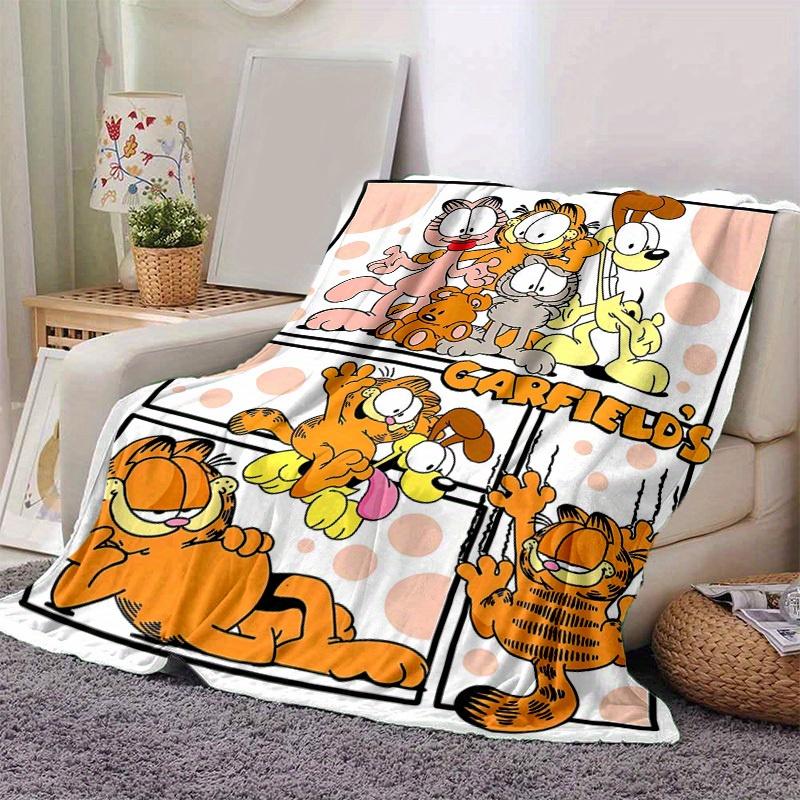 1pc, Garfield's Throw Blanket, Soft & Cozy for Home Decor, Couch Cover, Travel, Camping, Car, Beach, Office Nap, Perfect Gift for Cat LoversA039