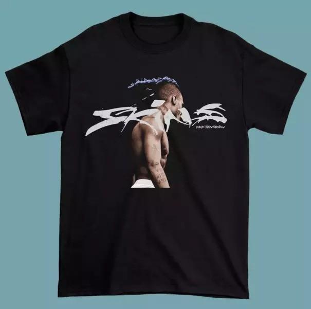 XXXTentacion Rapper Album T-Shirt Black Unisex All Sizes S-5XL S разноцветный