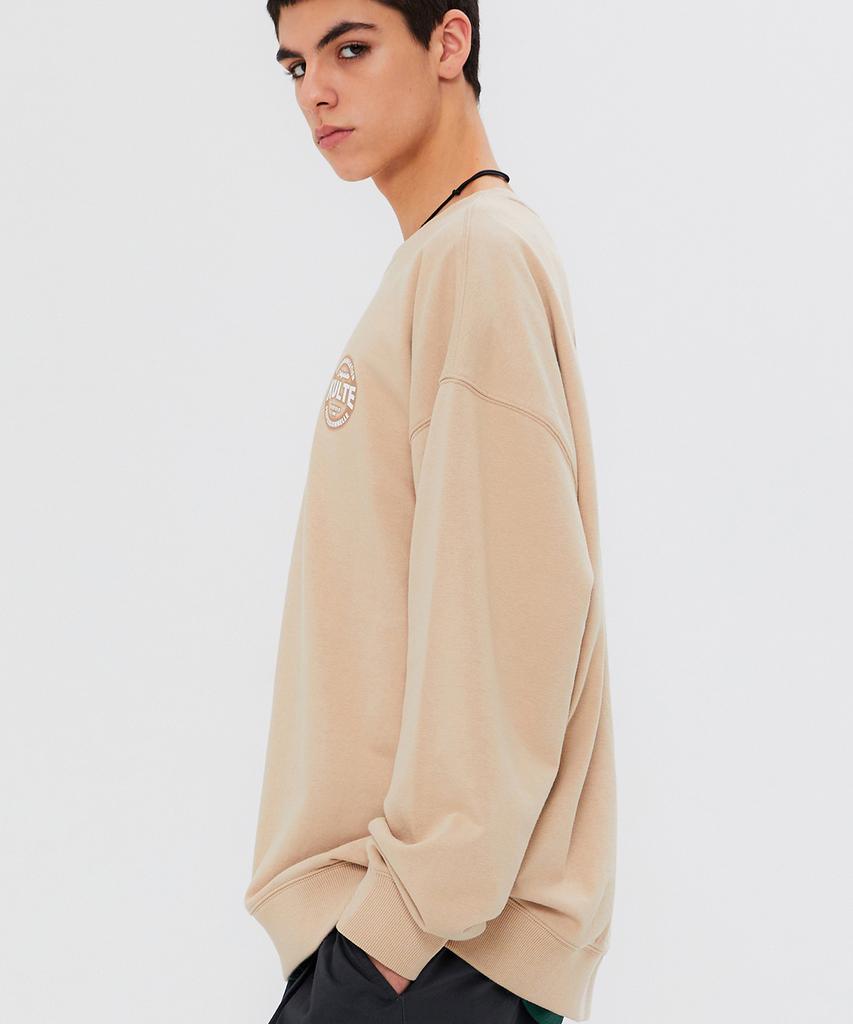 KULTE Soft Circle Sketch Crewneck L.Beige