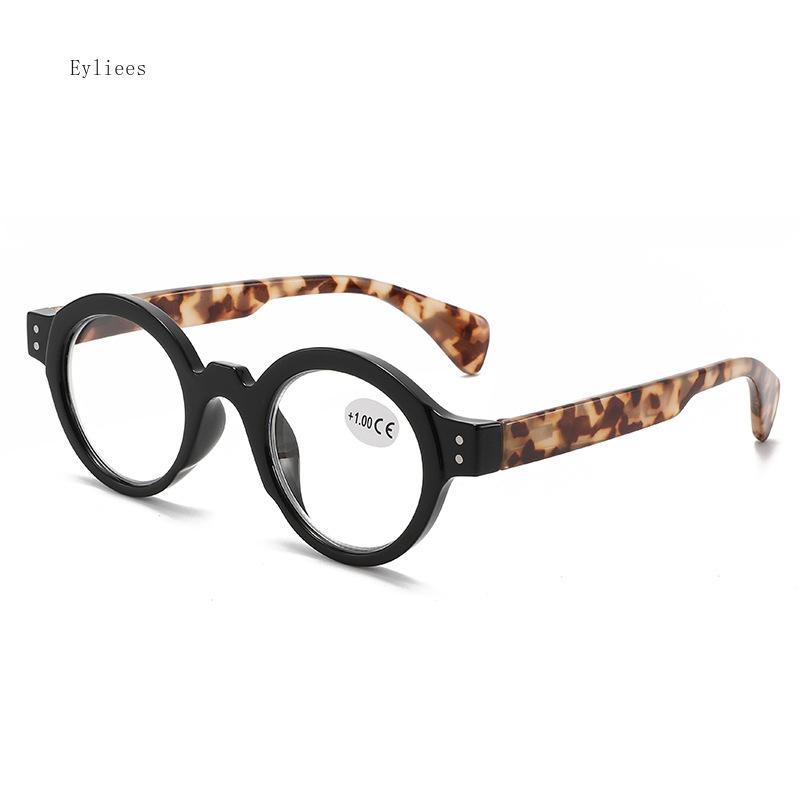 Men Retro Reading Glasses Anti Blue Light Eyewear Trend Ultra-lightweight Round Frame Women Presbyopic Eyeglasses Frame Unisex