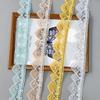 Multi-Colored Beaded Sequined Lace Wavy Embroidered Lace Mesh Dyed Skirt Cuffs Barcode Decoration