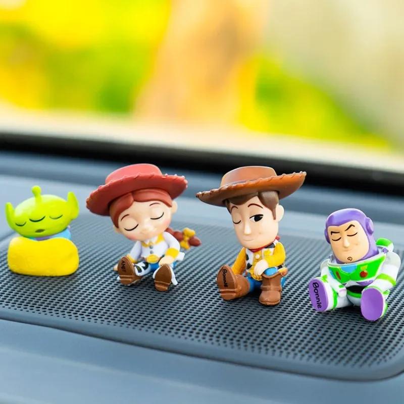 Disney Toy Story Car Decoration Accessories Cute Animation Character Buzz Lightyear Car Air Vent Perfume Freshener Decoration Accessories