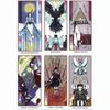 12.5*6cm Japanese Myth Tarot Deck Cards Read Future Tarot Deck Card Game 78 Pcs Cards with Velvet Tarot Bag for Beginners