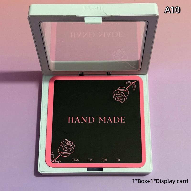 

Карточки для демонстрации накладных ногтей, Коробка для хранения, Индивидуальность, Флуоресцентный цвет, Типсы для накладных ногтей, Маникюрные инструменты, Художественные принадлежности A10