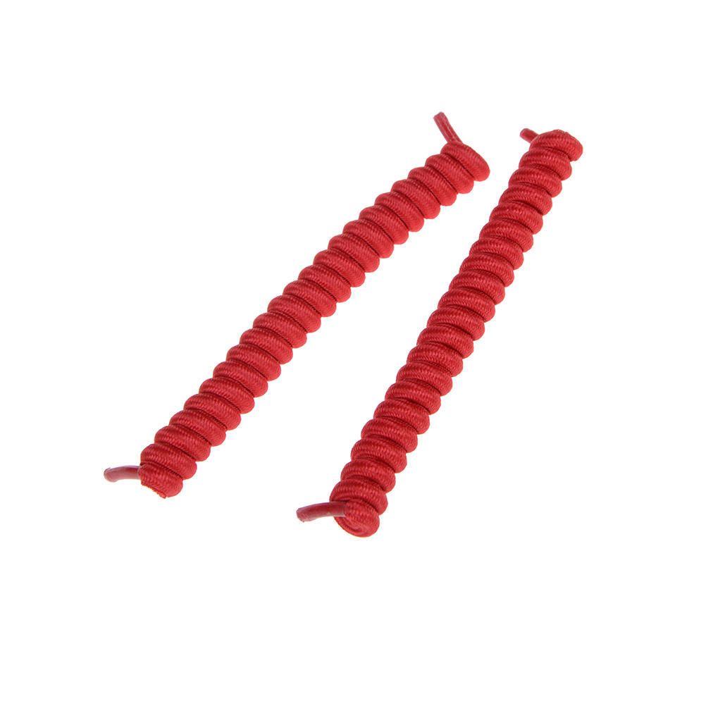 Elastic No Tie Curly Shoe Laces Coiler Elastic Twisty Unisex Fits Kid And Adult