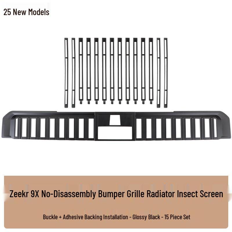 Clip-on Insect Net Protective Cover for Zeekr 9X Grille