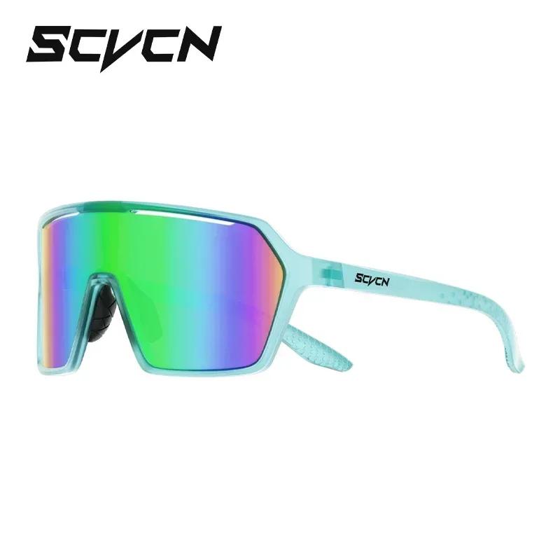 SCVCN Cycling Glasses Fashion Sunglasses for Men Photochromic Women Bike Mountain Road Bicycle Eyewear Cycle Goggles UV400 MTB