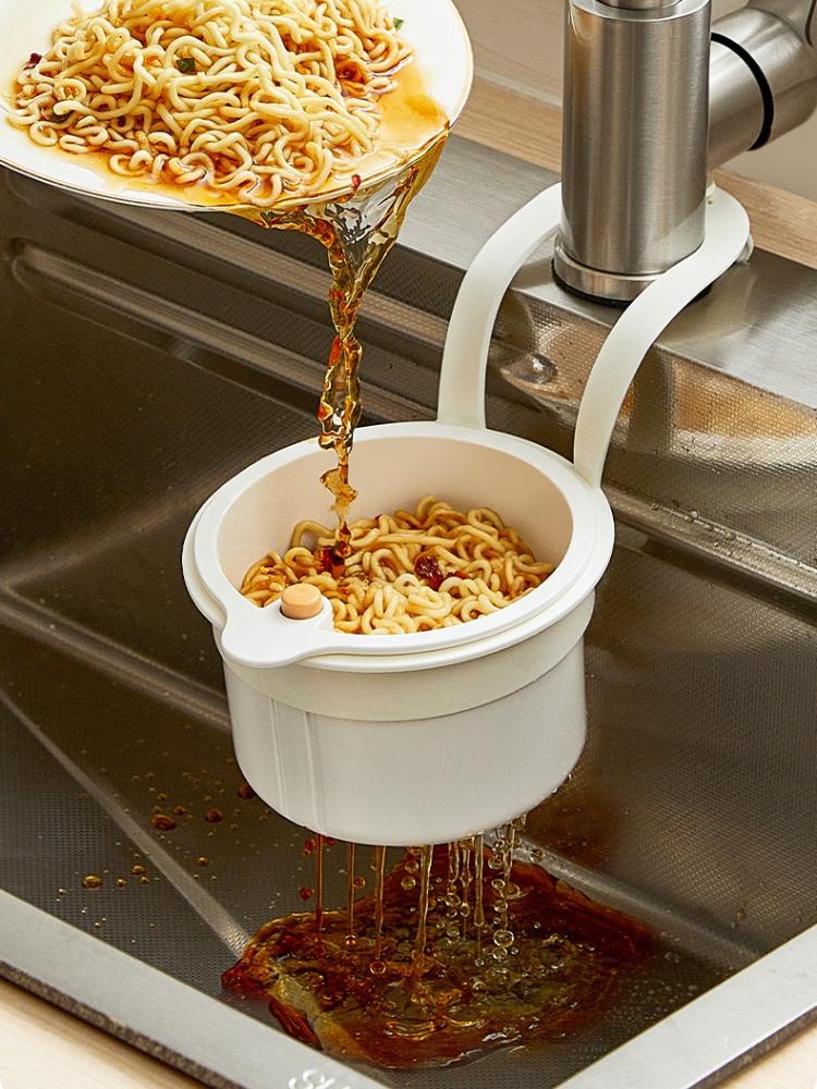 Hanging Sink Drainage Basket Kitchen Accessories Sink Separation Food Scraps Filter Basket Fruit Cleaning Filter Basket