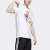 Adidas Neo Disney Donald Duck Print Casual Short Sleeve T-Shirt Men Tops White GJ5637