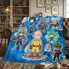 One-Punch Man Flannel Blanket Printed Comfortable Warm, Fits Bedrooms, Sofas, Beds, Chairs, Picnics, Travel -HE39
