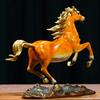 1PCS Metal Zodiac Horse Decoration Office Desktop Living Room Wine Cabinet Decoration Crafts Company Opening Gift