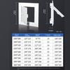 Removable Opening Flap Cover Plate White Inspection Hole Wall Access Doors  Doors Wall Ceiling