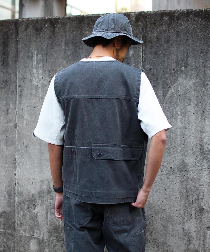 Snow Peak Sulfur Dyed Fade Painted Vest Outerwear Vest CHARCOAL M VT-26SU004 Mid-layer Men's Women's