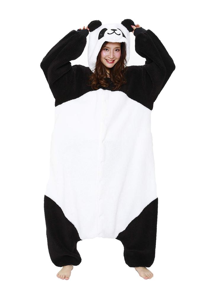 SAZAC Fleece Animal Kigurumi Boa Panda 2893