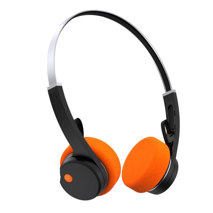 

MONDO FreeStyle On-Ear Headphones [Wireless Up to 22 hours playback Wireless Built-in microphone] (Black)