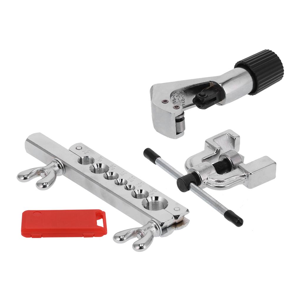 CT-1226 Zollgröße Bördelwerkzeugsatz Rohrexpander für Kupferrohr Aluminiumrohr Schneiden Bördeln