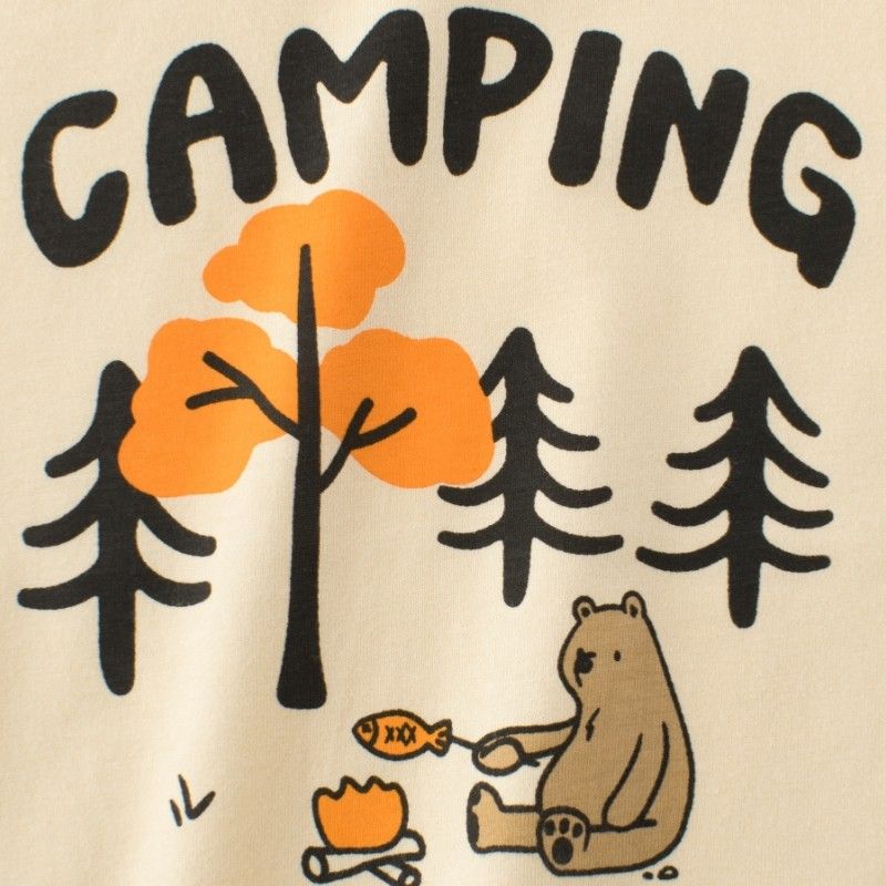 27Kids Kidsren's Short-Sleeved T-Shirt Summer Kidsren's Clothing Baby Boy Pure Cotton Clothes Boy's Bear Round Neck Half-Sleeved Top