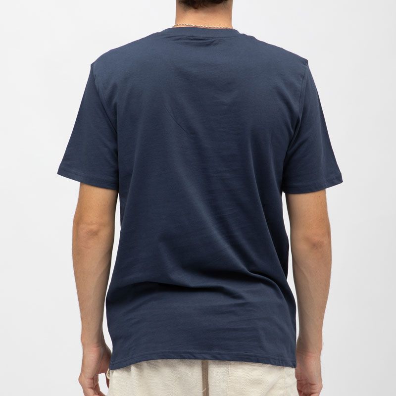 Tee shirt navy coton avec grand logo Homme ELLESSE