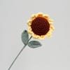 Girasol Crochet Ramo Flor de Hilo - Regalo Hecho a Mano para el Día del Maestro