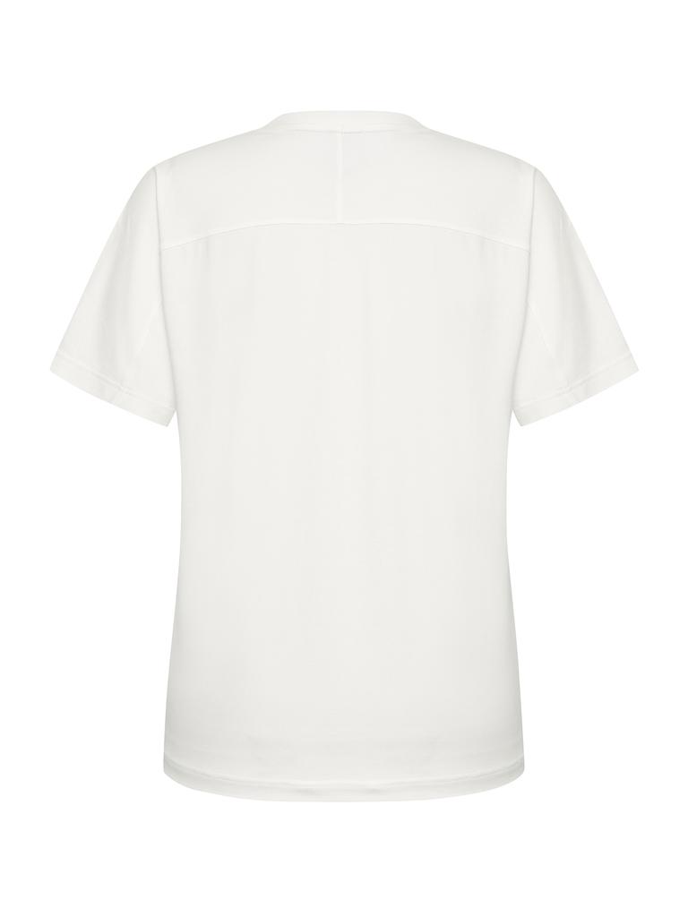 K2 Signature Silky Short Sleeve Round Neck T-Shirt W_Ivory