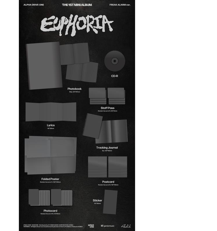 ALPHA DRIVE ONE Mini Album 1st EUPHORIA [FREAK ALARM Ver.] (Pre-Order)