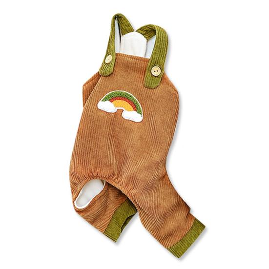 

Зимняя одежда, мягкий рюкзак, утолщенный, теплый, с застежкой на пуговицы, удобный для ношения для щенка, маленькой собаки L верблюд