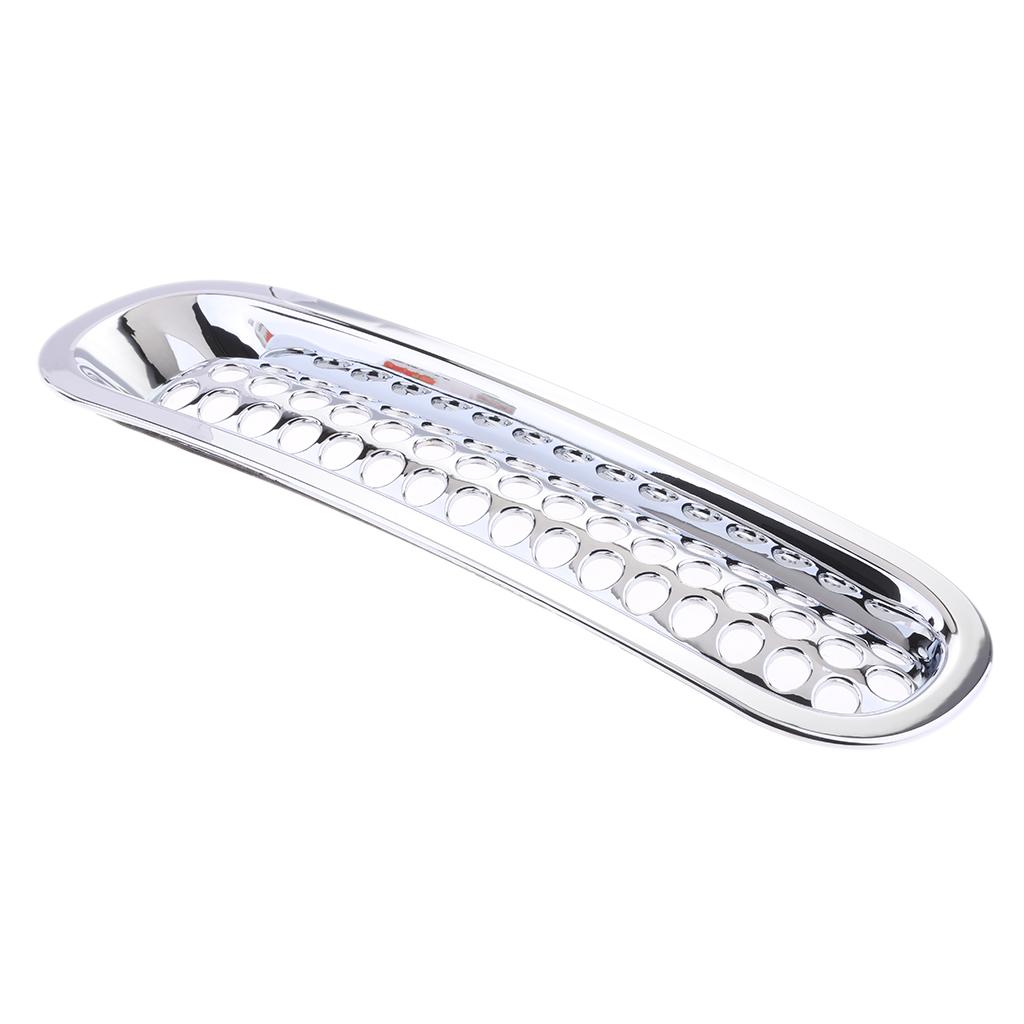 ABS Plastic Car Front Chrome Grille Mesh Insert Upgrade for Jeep Wrangler JK 2007-2016 Vehicle Parts