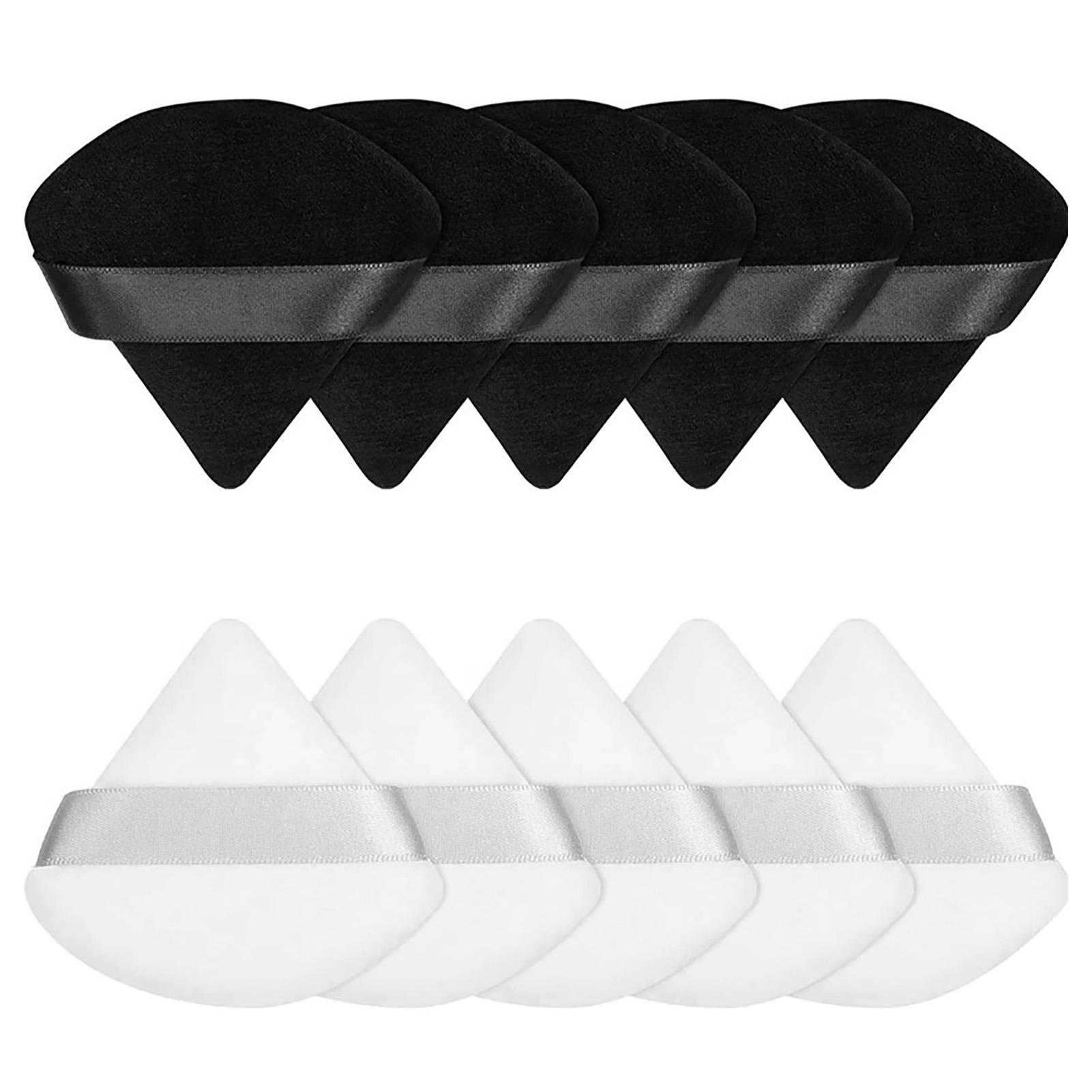 

10шт. Треугольные пуховки-спонжи для макияжа лица для рассыпчатой пудры Косметический инструмент