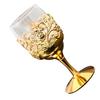 Luxuriöses Goldenes Kelch Weinglas Elegantes Vintage Weinglas Hohl Goldene Weintrinkkelche für Einweihung Festliches Geschenk