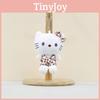 Plush Leopard Cute Print Cat Keychain Soft Toy Doll Bag Charm Kids For