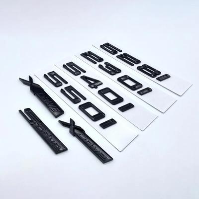 Old Glossy Black Letter 520i 523i 525i 528i 530i 535i 540i Emblem For 5 Series E60 E61 F10 F11 G30 Car Trunk Logo Sticker