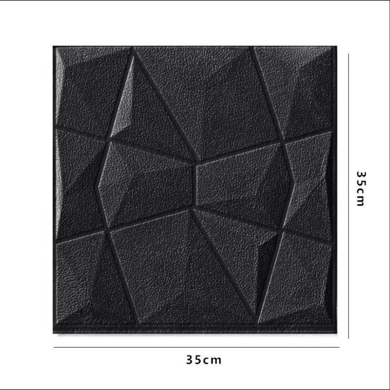 4Pcs 35*35CM Ceiling Bed Room Decor 3D Background Wallpaper Peel And Stick Waterproof Wall Stickers Anti-collision Home Decor