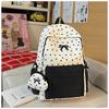 New female cute schoolbag versatile small fresh star bow junior high school college student backpack class backpack