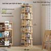 Yumei Shidai Solid Wood Rotating Children's Bookshelf