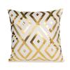 Golden Pillow Cover 45x45CM Pillowcase Comfortable Geometric Cushion Cover  Home