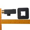 Square Wall Supply Elbow Solid Brass Flange Shower Hose Connector Shower Bracket  Fashion