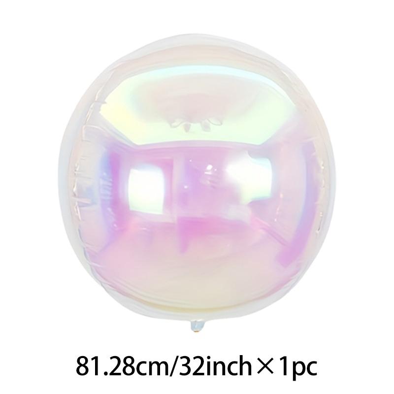

10in/22in/32in Rainbow Colorful 4D Holographic Balloon 4D Aluminum Foil Balloon Mermaid Rainbow Party Sparkling Party Decoration Other