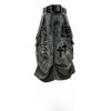 Dark Seven-point Jeans Women's Summer Wasteland Wind Old Wrinkled Patch Wide Legs Middle Pants Wasteland Wind Wasteland Wind