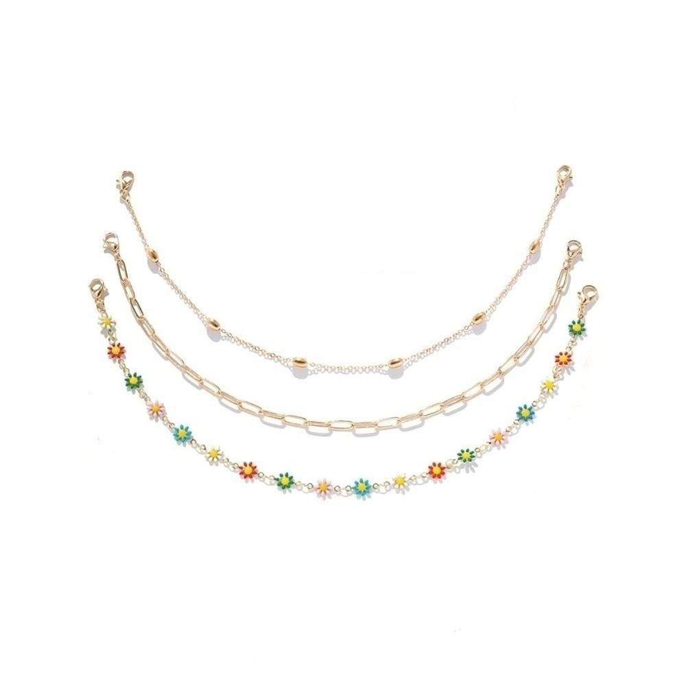 3pcs/Set Detachable Cap Charms Zinc Zinc Alloy Stainless Steel Rolo Chain Hip Hop DIY Hat Chain Themed Events