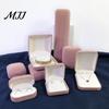 Small Velvet Jewelry Pouch Pearl Box, Anti-Scratch Lining Organizer with Golden Metal Necklace Holder Display Buckle, Decorative Storage Case